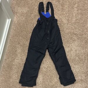 All in Motion Black and Blue Snow Bib